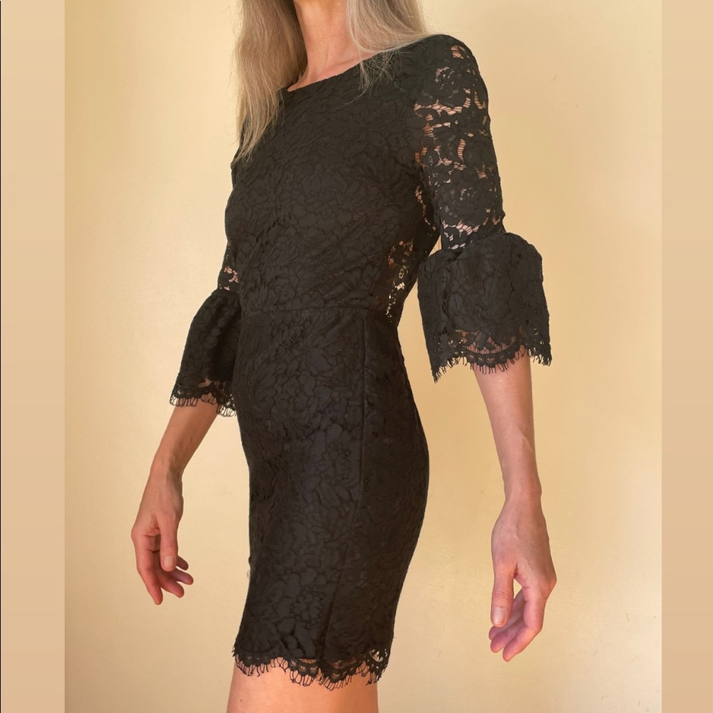 English Factory Black Lace Dress